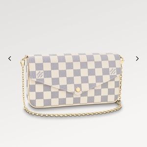 COPY - Louis Vuitton Pochette Felicie in Damier Azur
